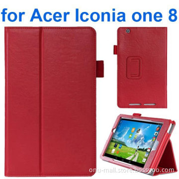 Crazy Horse Texture Flip Stand Protective Case Leather Tablet Cover for Acer Iconia One 8 B1-810